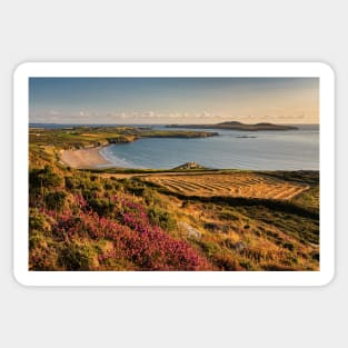 Whitesands Bay with Ramsey Island, Pembrokeshire Sticker